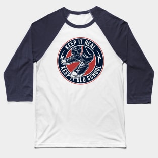 Old School Shoes Baseball T-Shirt